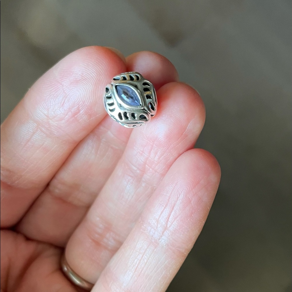 Chamilia (CHAM) Charm with Iolite Stones